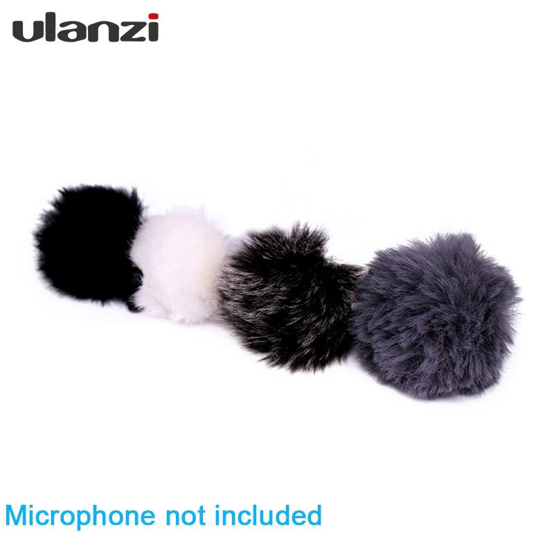 Ngoài trời Furry Microphone Muff Kính Boya BY-M1 BY-WM4 BY-WM8 / Rode SmartLav + / Aputure micrô dây chuyền Microphone