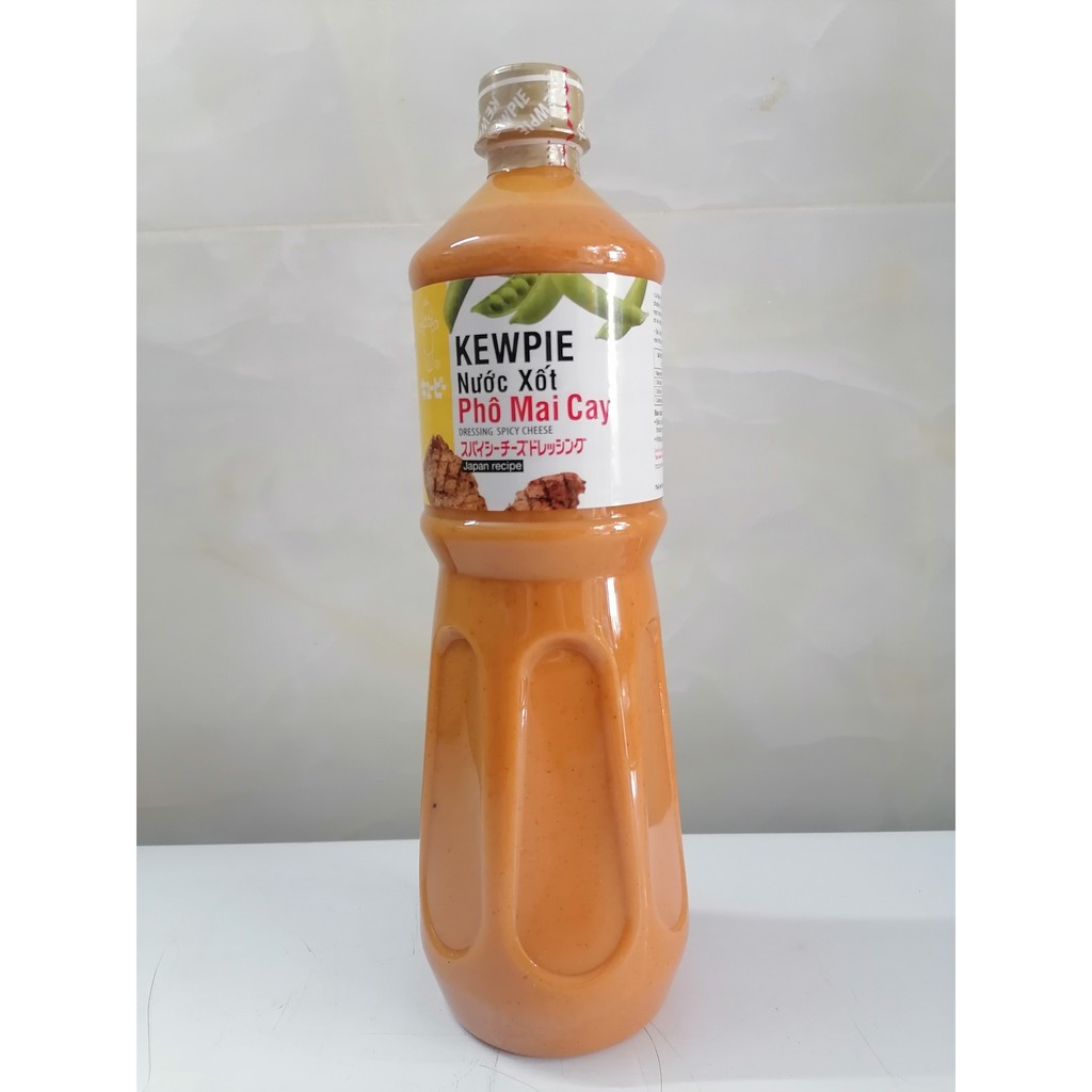 [CHAI LỚN 1 LÍT] NƯỚC XỐT PHÔ MAI CAY [VN] KEWPIE Dressing Spicy Cheese (hty-hk5)