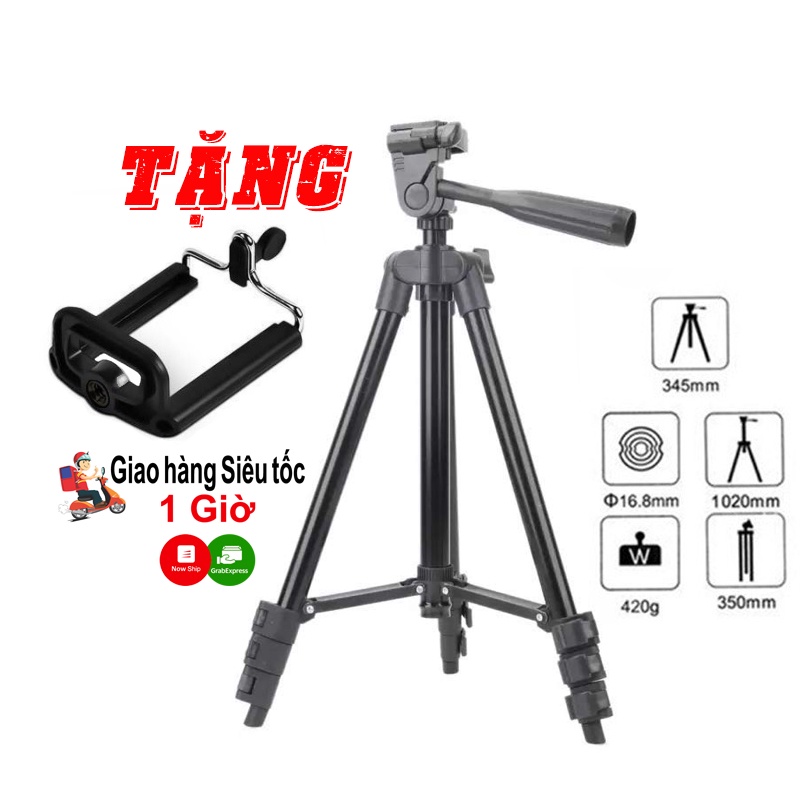 Giá Đỡ Chụp Ảnh, Chân Đỡ Điện Thoại, Máy Ảnh Tripod 3110, Tripod 3120A 3 Chân Chắc Chắn Phù Hợp Với Mọi Loại Điện Thoại