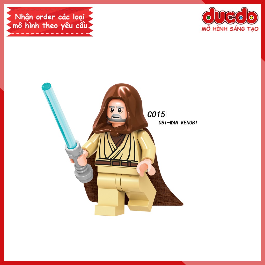 Minifigures các nhân vật trong Star War full vũ khí - Đồ chơi Lắp ghép Xếp hình Mô hình Mini Iron Man LeLe C015 - 022