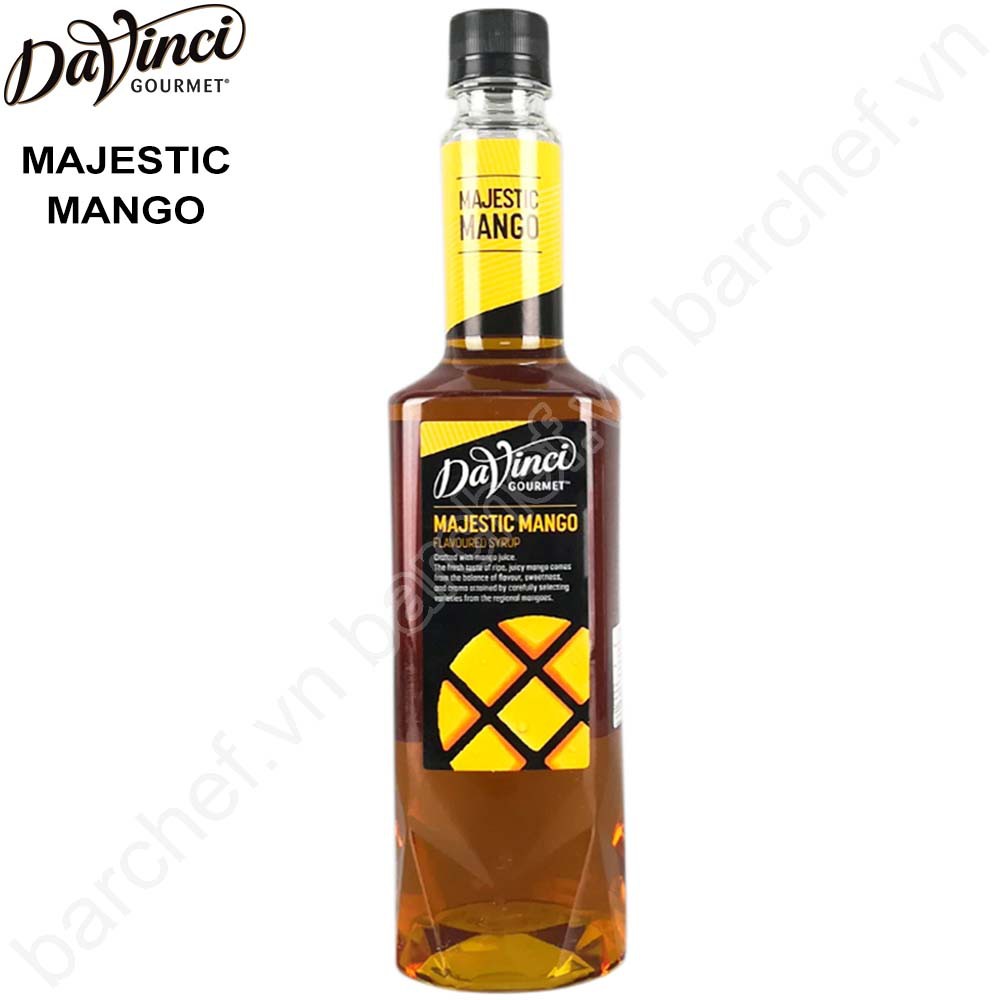 Siro Xoài Davinci Gourmet (DVG Majestic Mango Mixologist Syrup) - chai 750ml