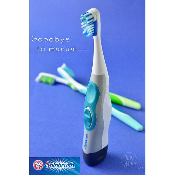 Bàn chải đánh răng bằng pin Arm &amp; Hammer Spinbrush