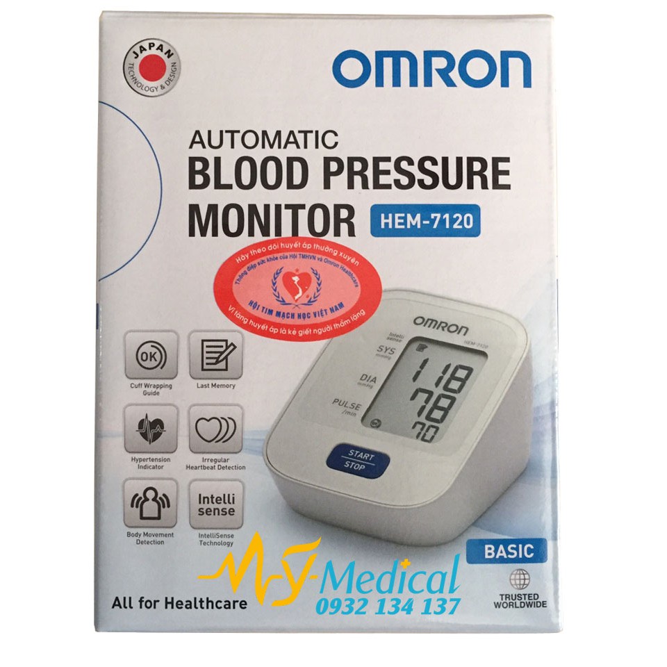 Máy Đo Huyết Áp Omron HEM-7120