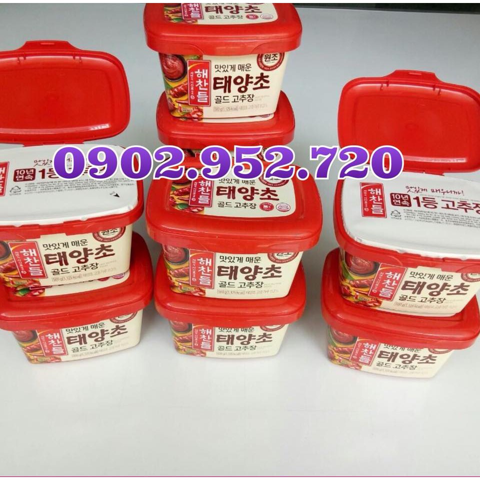 Tương Ớt Hàn Quốc Nhập Khẩu Hộp 500g và 1kg