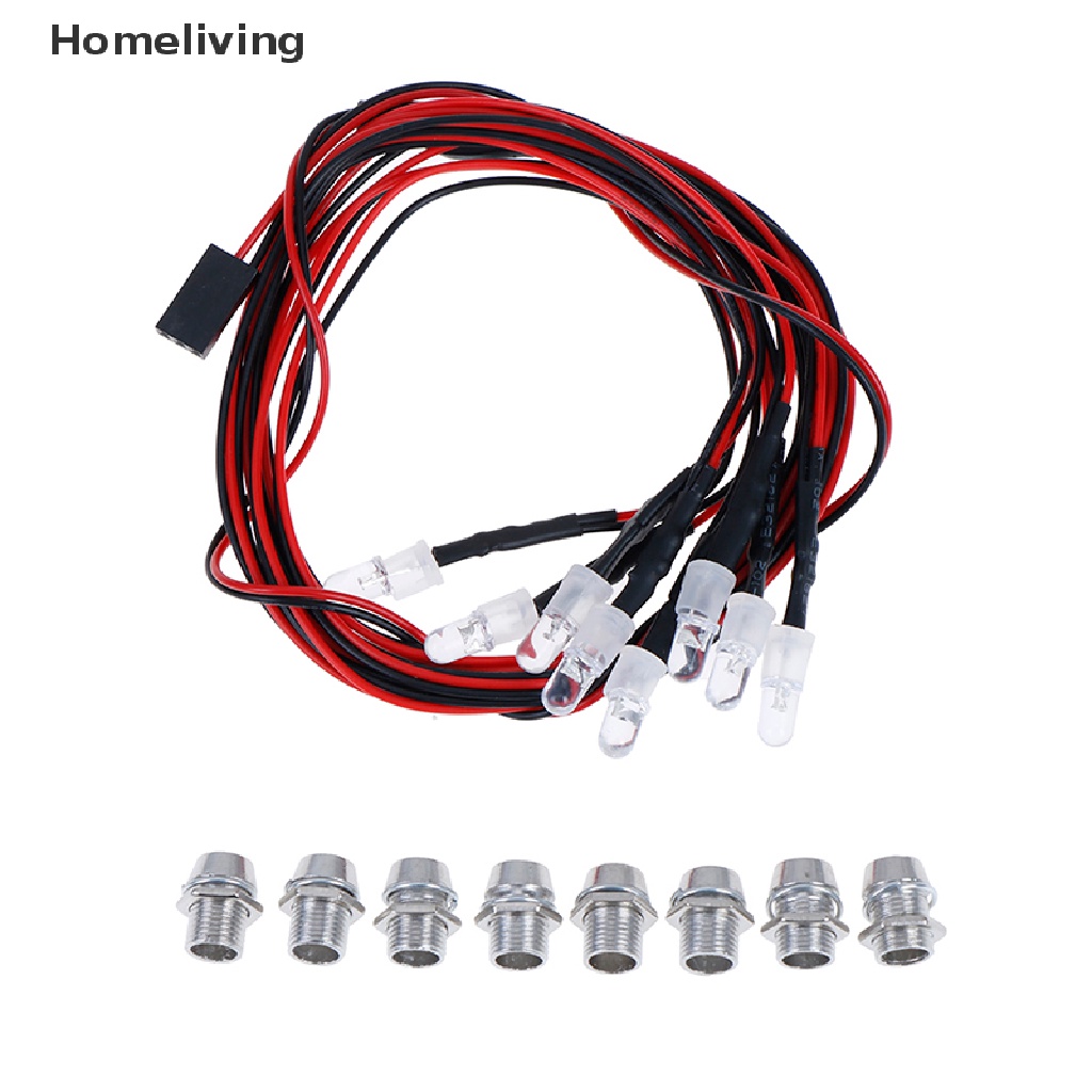 Bộ 8 Đèn LED 5mm Cho Xe Hơi Điều Khiển Từ Xa