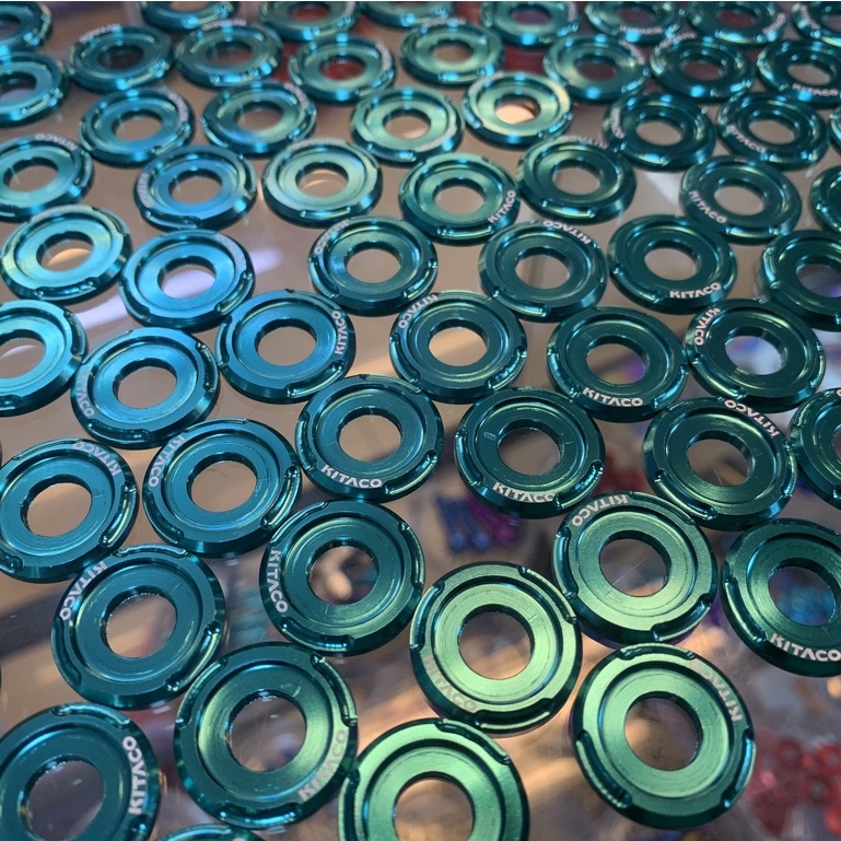 Lông Đền Nhôm Kitaco 6li 8li 12li ( Màu Xanh Lục Bảo )