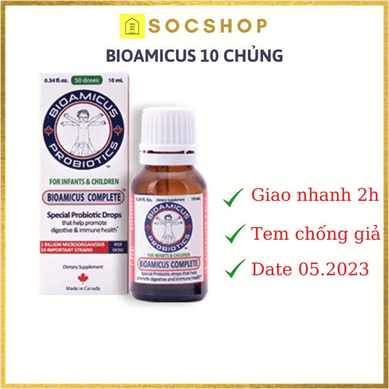 Men vi sinh Bioamicus complete 10 chủng