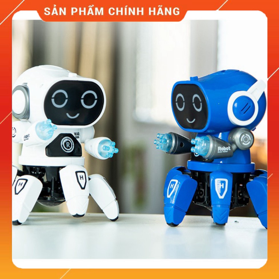 Robot 6 chân đồ chơi thông minh cao cấp ⚡️𝐌𝐈𝐄̂̃𝐍 𝐏𝐇𝐈́ 𝐒𝐇𝐈𝐏⚡️ tặng kèm pin [HOT TREND]