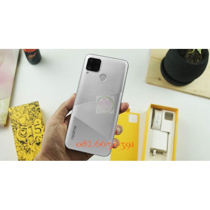 Dán PPF Realme C15 loại nhám, bóng dành cho màn hình, mặt lưng, mặt lưng full viền