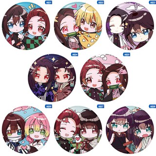 Huy hiệu cài áo balo Anime Anime Kimetsu No Yaiba