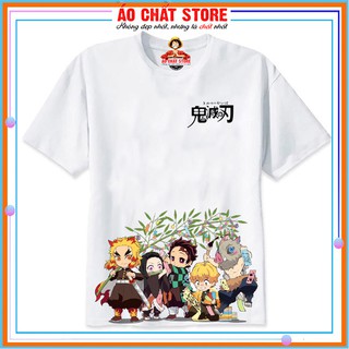 Áo thun Kimetsu no Yaiba siêu cute  | Áo Tanjorou  Giyuu  Neko  Tokitou Muichirou đẹp KY25 | Áo Chất Store
