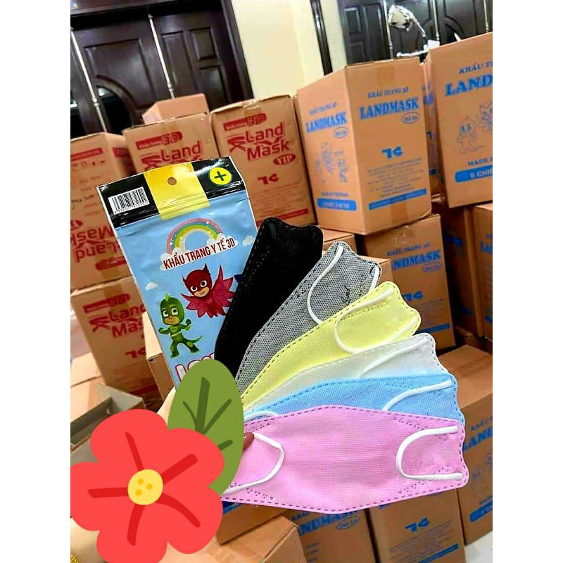 3D Land Mask trẻ em 1 túi 6 chiếc hàng chính hãng hóa đơn | BigBuy360 - bigbuy360.vn