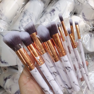 ?Bộ cọ trang điểm 10 cây Marble Collection💃