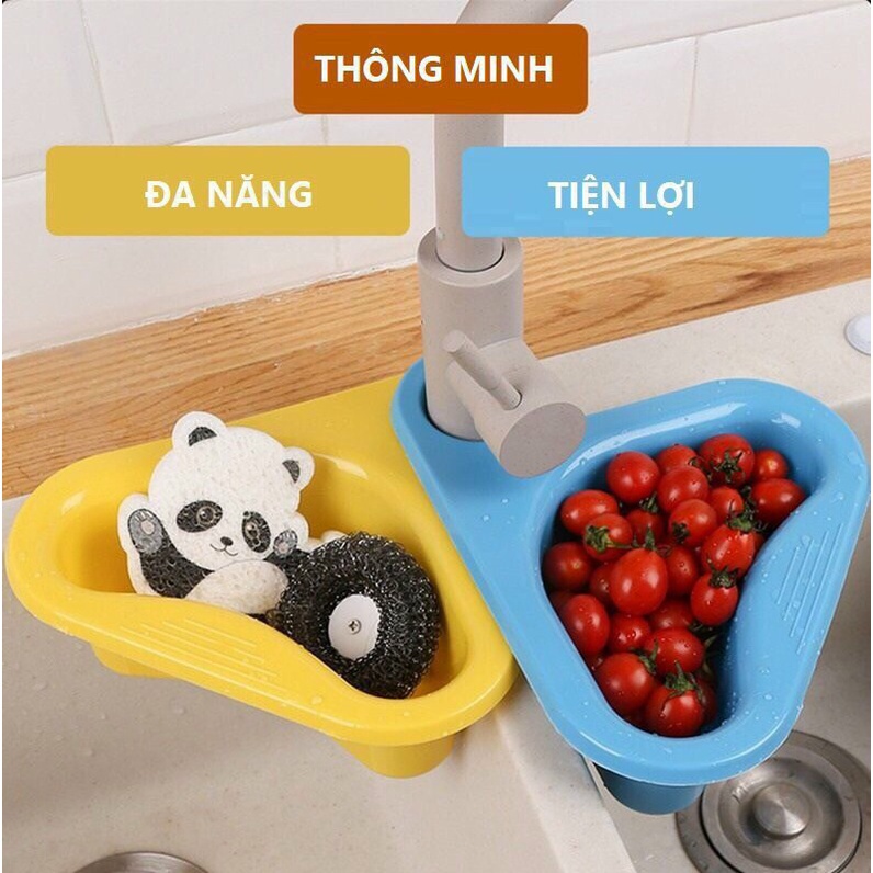 Khay Lọc Rác Gắn Bồn Rửa Bát, Bồn Rửa Chén Đa Năng, Giỏ Lọc Rác Bồn Rửa Bát