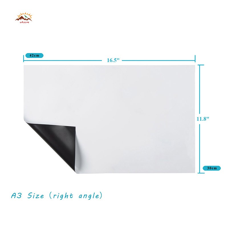 Bảng trắng ghi chú từ tính gắn tủ lạnh khổ A3 A4