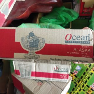 Bộ 6 ly cream cup thủy tinh - ly GLORECA ( hết hàng ocean)