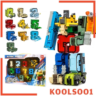Đồ chơi robot mô hình kiểu 10 con số bắt mắt dễ thương cho trẻ em