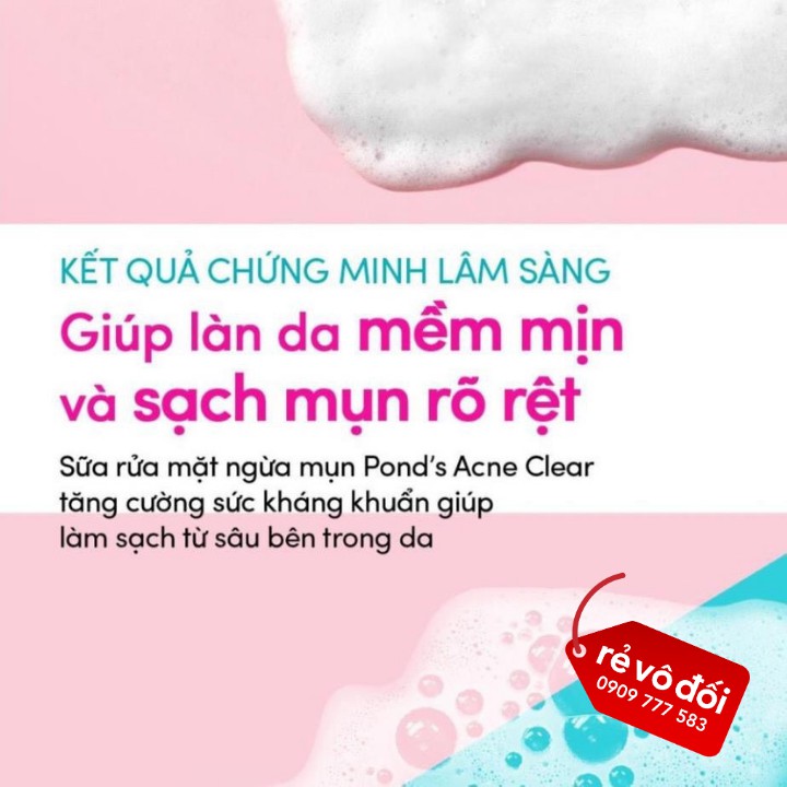 Sữa rửa mặt ngừa mụn Pond's Acne Clear 100g - Hàng công ty