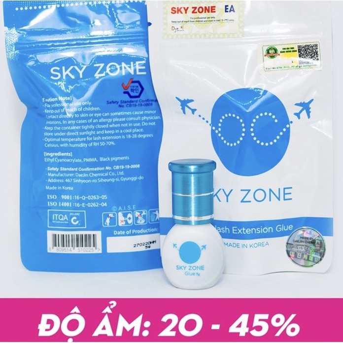 Keo nối mi sky zone-keo nối mi-keo tạo fan-QUYÊN QUYÊN-mi fan-mi khay