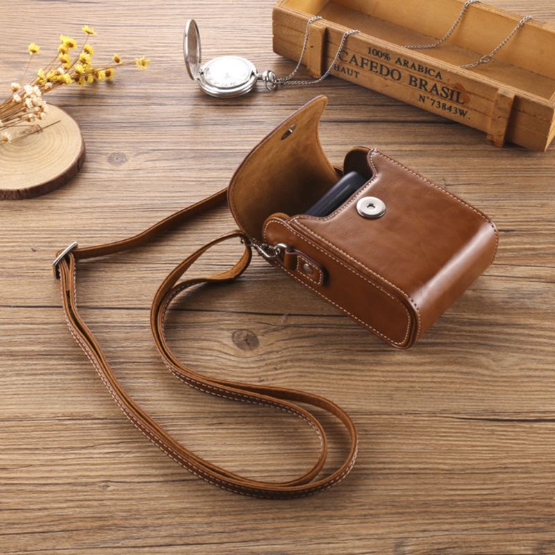 Túi da đựng máy ảnh DSC-RX100 RX100M6 RX100M5 RX100M4 RX100M3 RX100M7 HX99 HX60 HX50 WX810 WX830810 WX50 | BigBuy360 - bigbuy360.vn