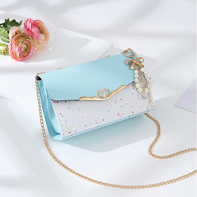 Túi Đeo Chéo T04 Khóa Ngỗng Màu Xanh Ngọc