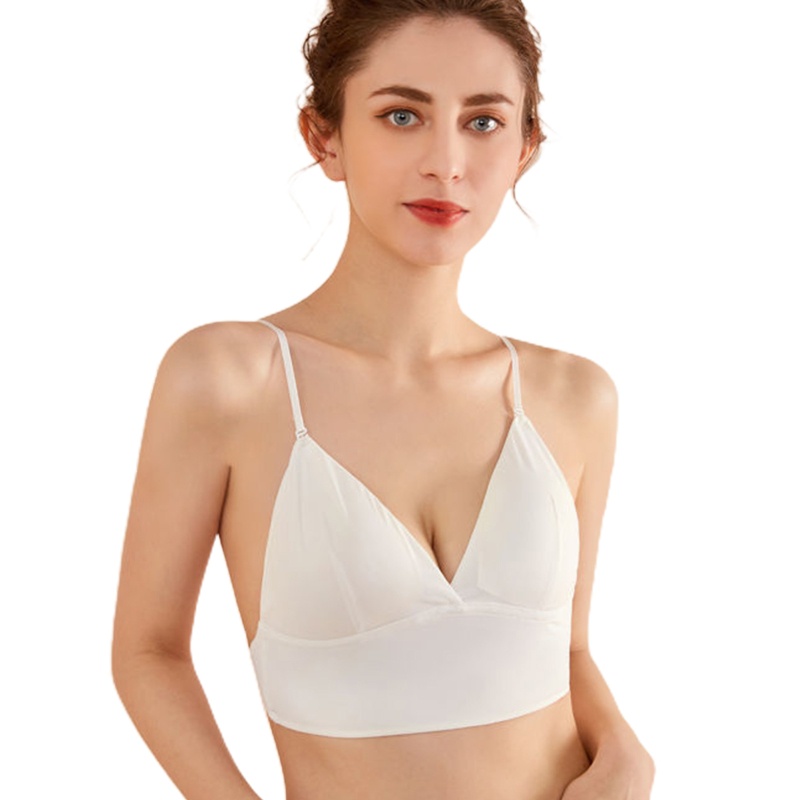 Áo Bra Hở Lưng Thấp Có Mút Nâng Ngực Quyến Rũ Dành Cho Nữ