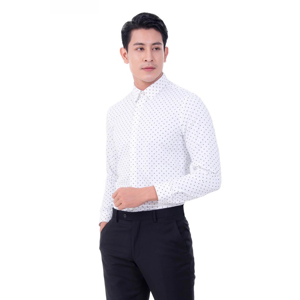 Áo sơ mi nam dài tay SPUN dáng Slimfit MAY 10 mã KSM0519ON 272
