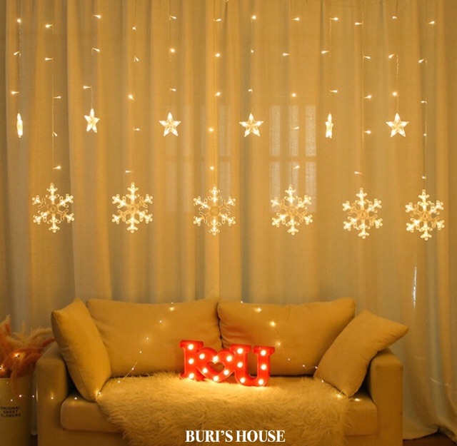 Đèn rủ bông tuyết to 3mx1,5m