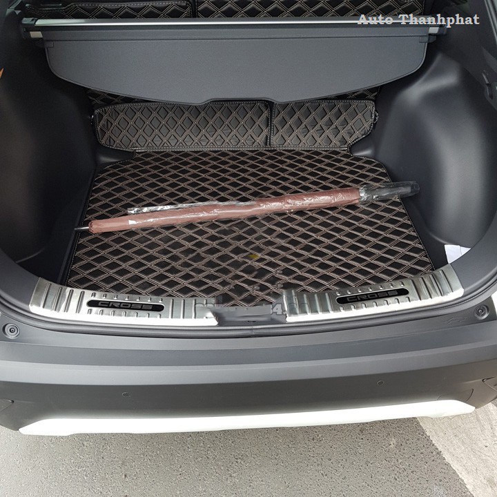 Ốp Chống trầy cốp trong, ngoài xe Toyota Corolla Cross 2020 -2022 hàng cao cấp