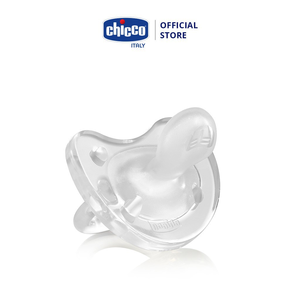 Ty ngậm silicon Physio Soft Trắng Chicco