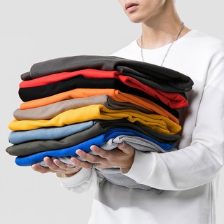 Áo thun nam dài tay form rộng, áo nỉ da cá basic nhiều màu Bảo