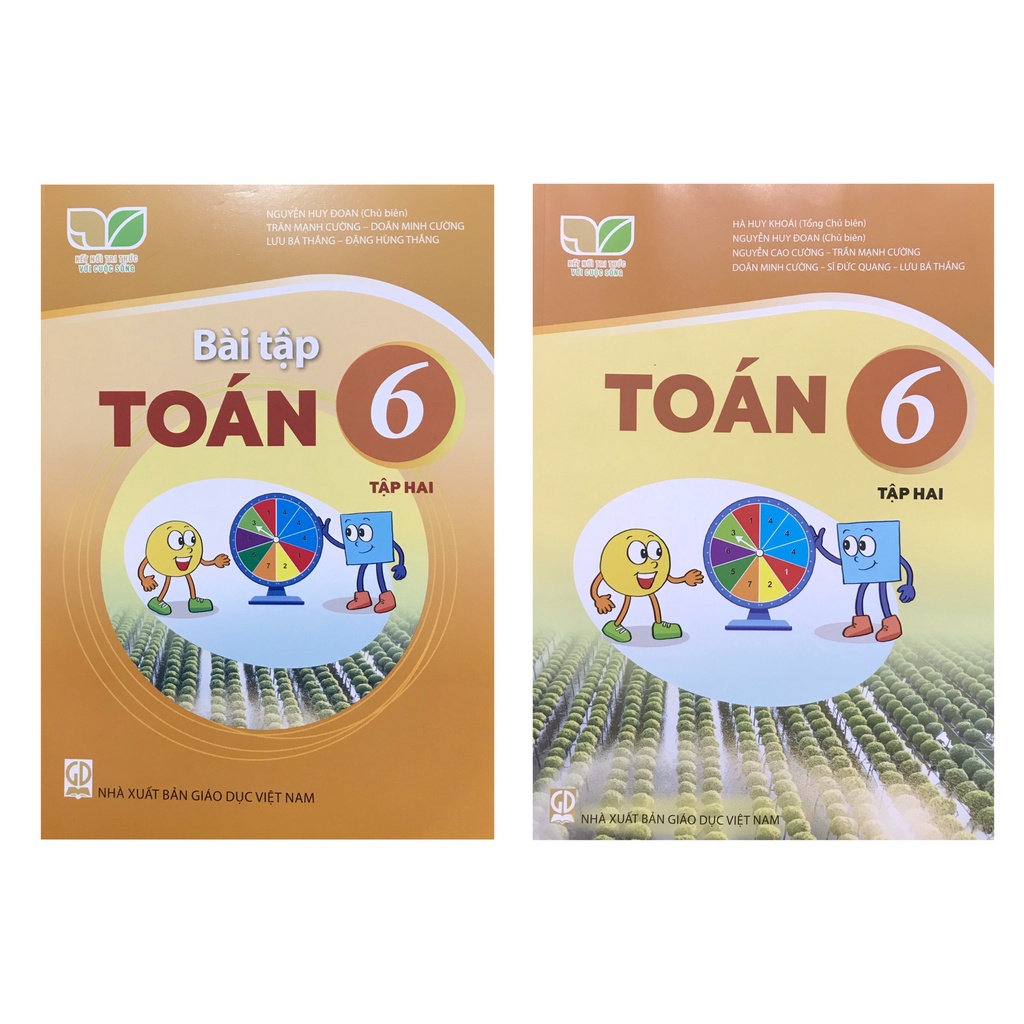 Sách - Combo Toán và bài tập Toán lớp 6 tập 2 ( kết nối tri thức ) và BÁn kèm 2 bút chì