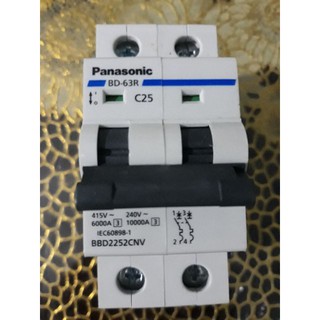 Cầu dao tự động 2 cực (2P) PANASONIC 20-63A