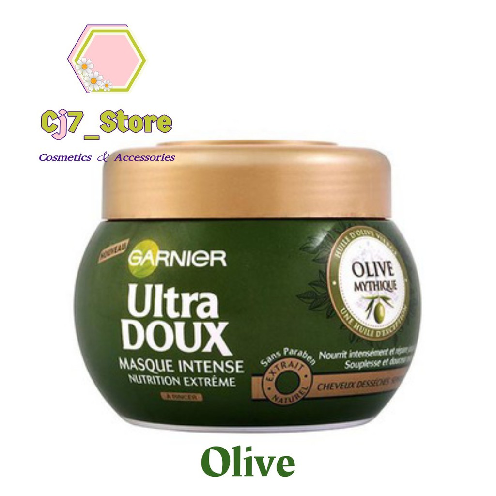 Kem Ủ Tóc Ô-Liu Garnier Ultra Doux Masque 300ml