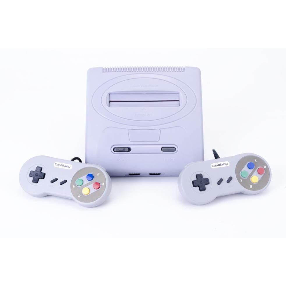 Máy chơi game trò chơi 8 bit ngày xưa CoolBaby Family Computer + Kèm băng 520 trò