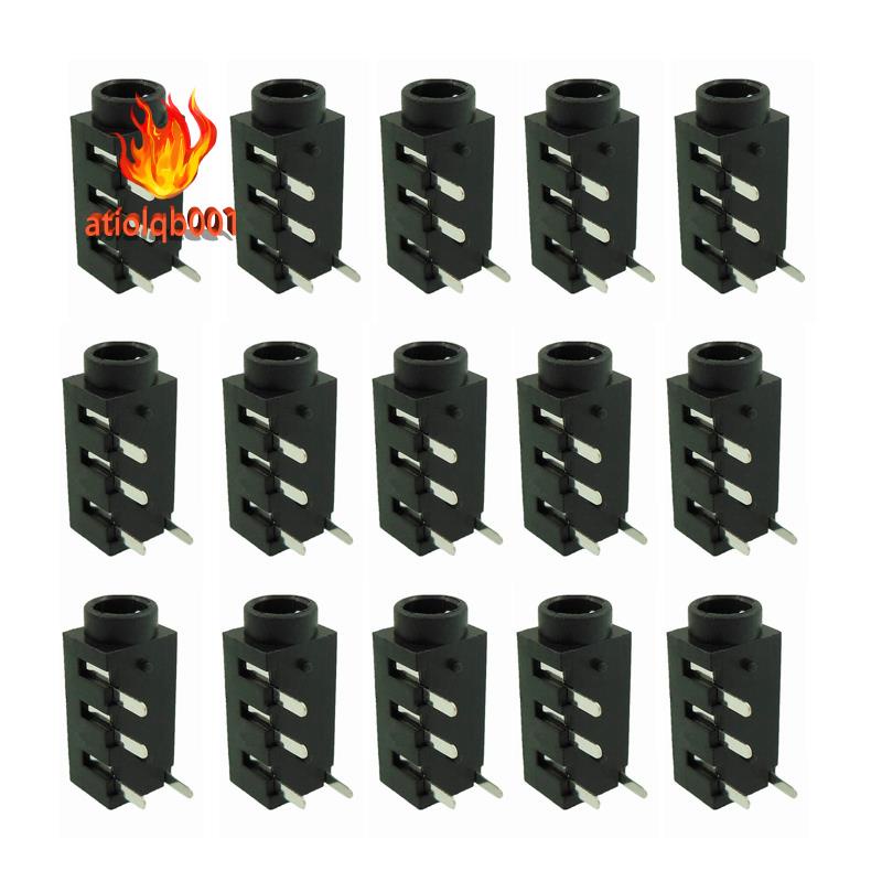 Set 100 giắc cắm âm thanh 3.5mm 4 Pin DIP PJ-320A