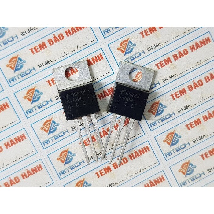 [Combo 3 chiếc] D44H8 Transistor NPN 10A/80V/50W TO-220