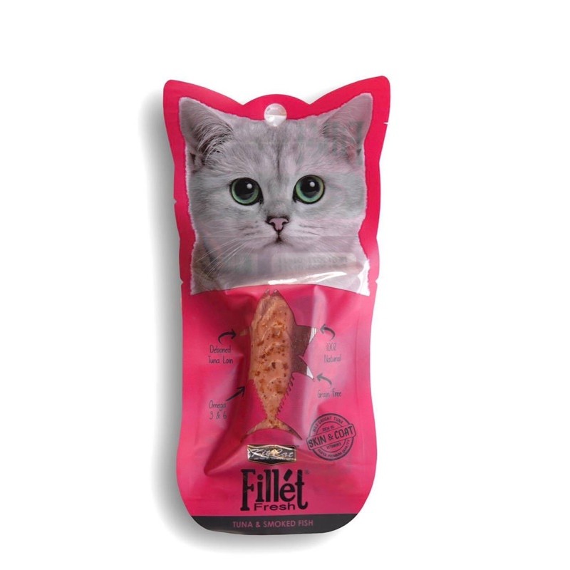 Thức ăn mèo Kitcat phi lê gói 30g