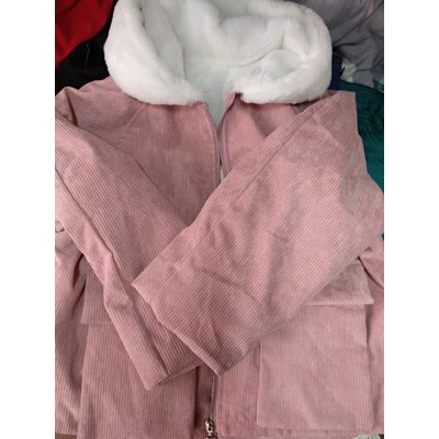 Áo khoác nhung lót lông túi trước 3 màu dưới 65kg , áo 2 lớp khóa kéo có mũ - G049