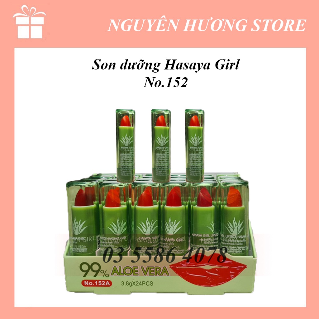 Son dưỡng Aloe vera shiny hasaya Thái Lan | Nguyên Hương Store