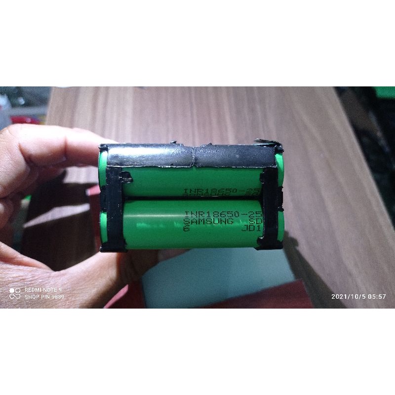 Khối pin makita 18v 5Ah samsung 25r