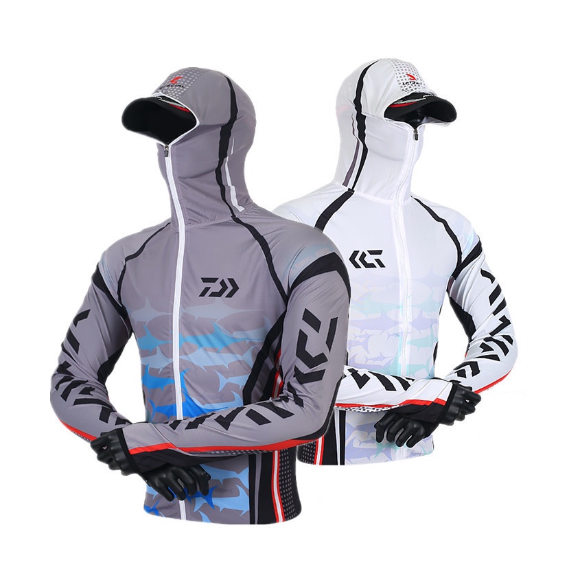 Áo DAIWA ChốNg Tia UV Nhanh Khô Có KhóA KéO Cho Nam Size M-4XL