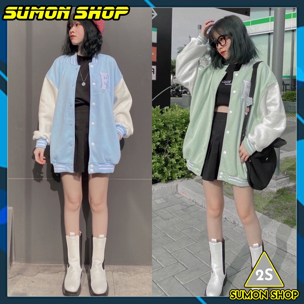 Áo Khoác Cardigan nỉ bông Chữ R Áo Khoác nỉ Nữ Unisex Cute Form Rộng Freesize Dưới 63kg - SUMON SHOP