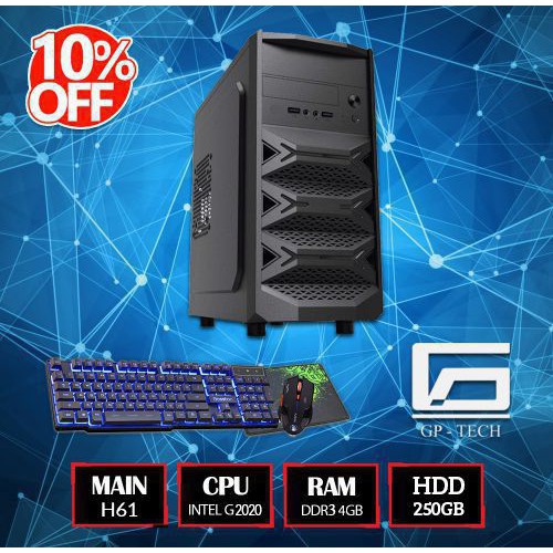 MÁY BỘ VĂN PHÒNG H61 / G2020 / RAM 4GB RẺ MÀ CHẤT | BigBuy360 - bigbuy360.vn
