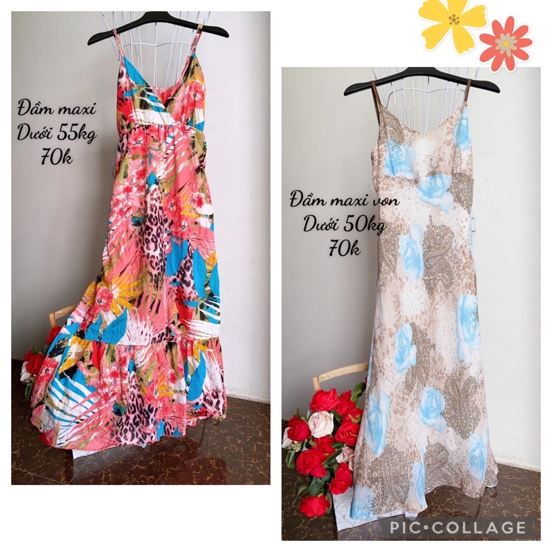 Đầm maxi 2 dây