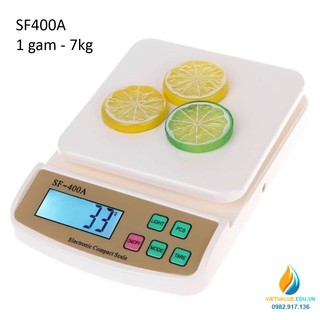 Cân điện tử để bàn Sf-400A loại cân từ 1g đến 7kg