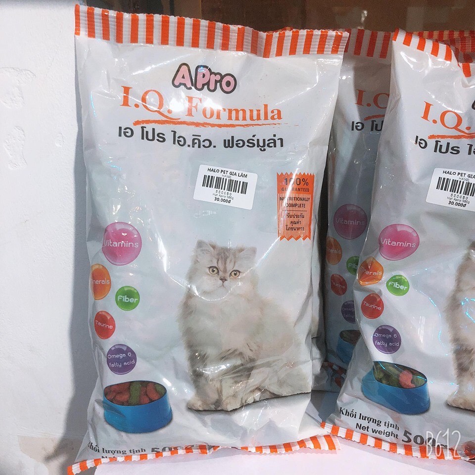 Thức ăn hạt khô cho mèo gói 500g IQ A.Pro
