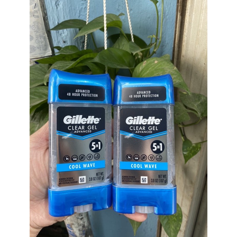 [ Date 07/2023 ] Sáp khử mùi Gillette Cool Wave 107g Hàng Chính Hãng