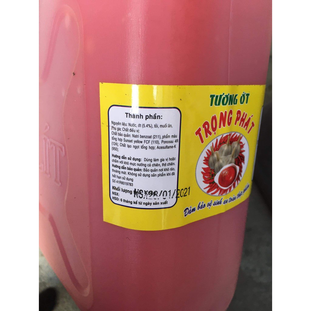 Tương ớt Trọng Phát bình 5 lít