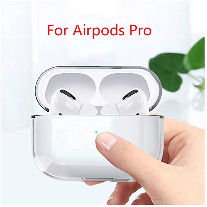 Vỏ bảo vệ hộp sạc tai nghe AirPods Pro bằng PC cứng trong suốt với chất lượng cao